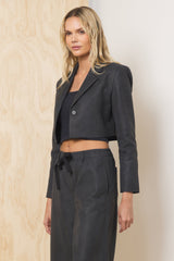 Faux Leather 2-Piece Set | Vintage Havana