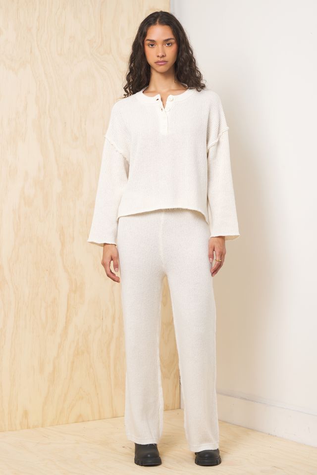 Ivory Sweater Terry 2-Piece Set | Vintage Havana