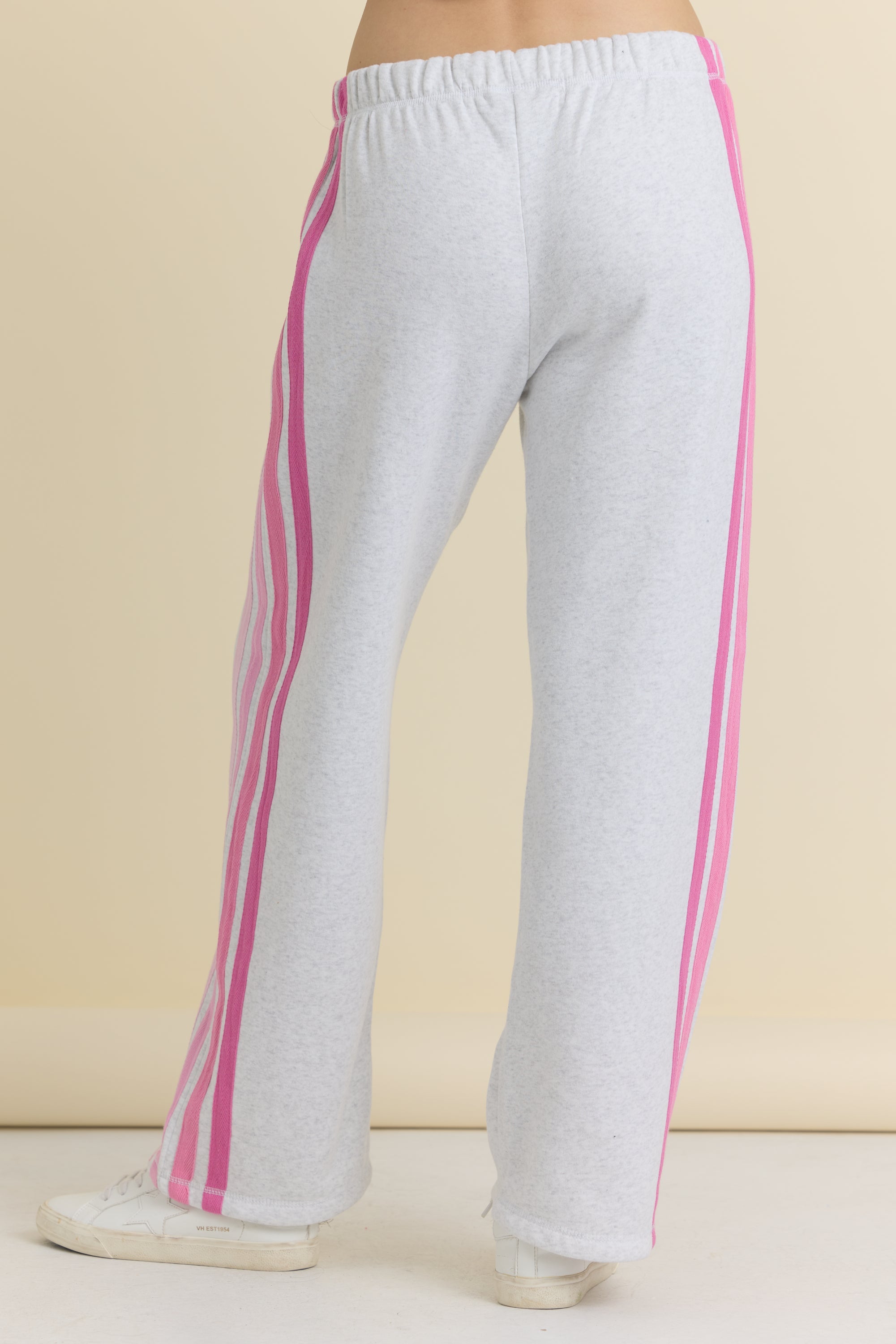 Wide Leg Pant with Twill Tape Stripe | Vintage Havana