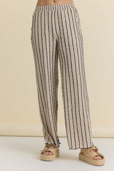 Novelty Knit Wide Leg Pants | Vintage Havana