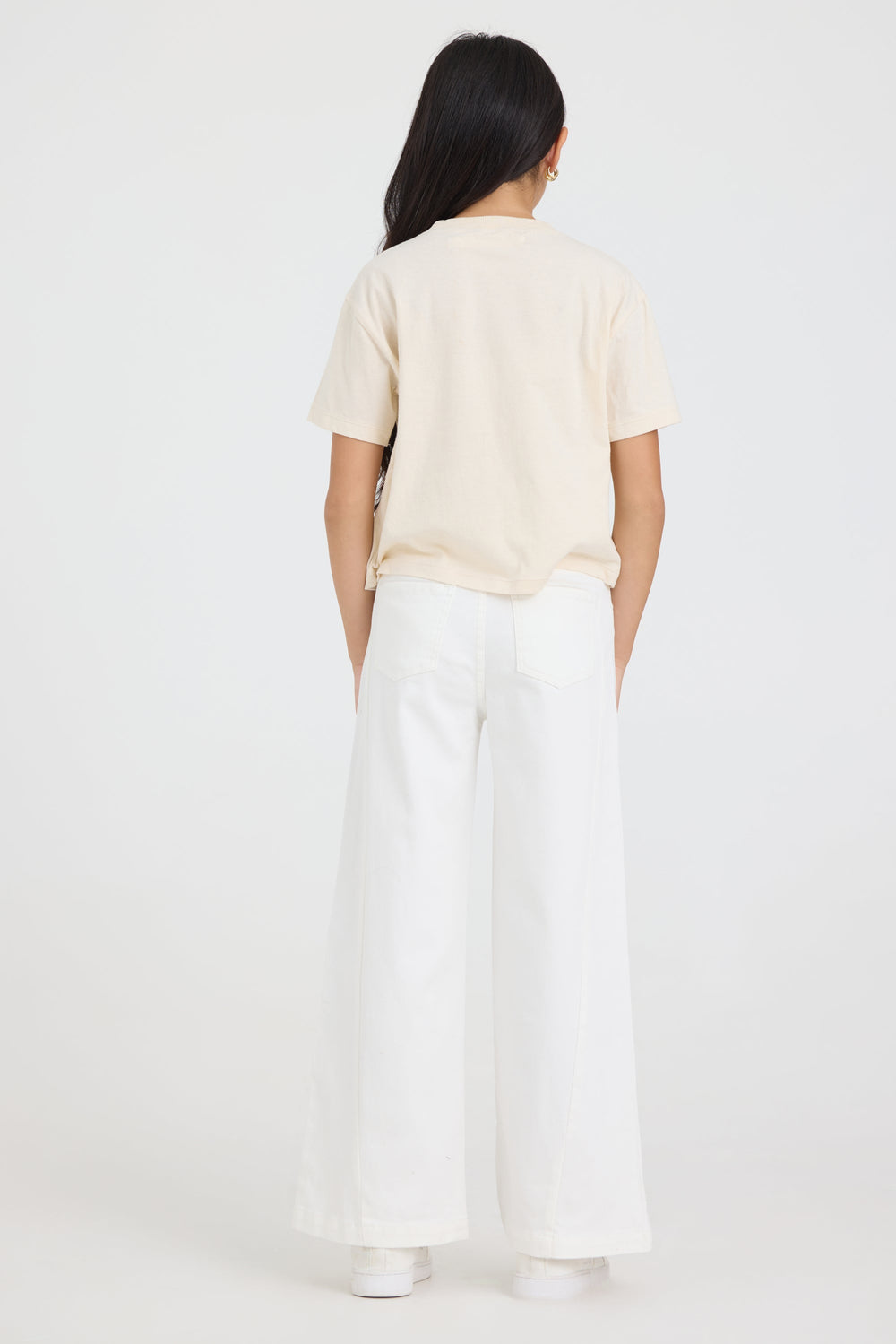 Kids Pintuck Wide Leg Pant | Vintage Havana