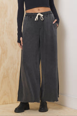 Tencel Wide Leg Pant - Charcoal | Vintage Havana Charcoal