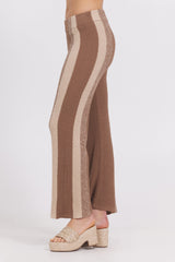 Striped Sweater Pants | Vintage Havana Mocha Latte Stripe