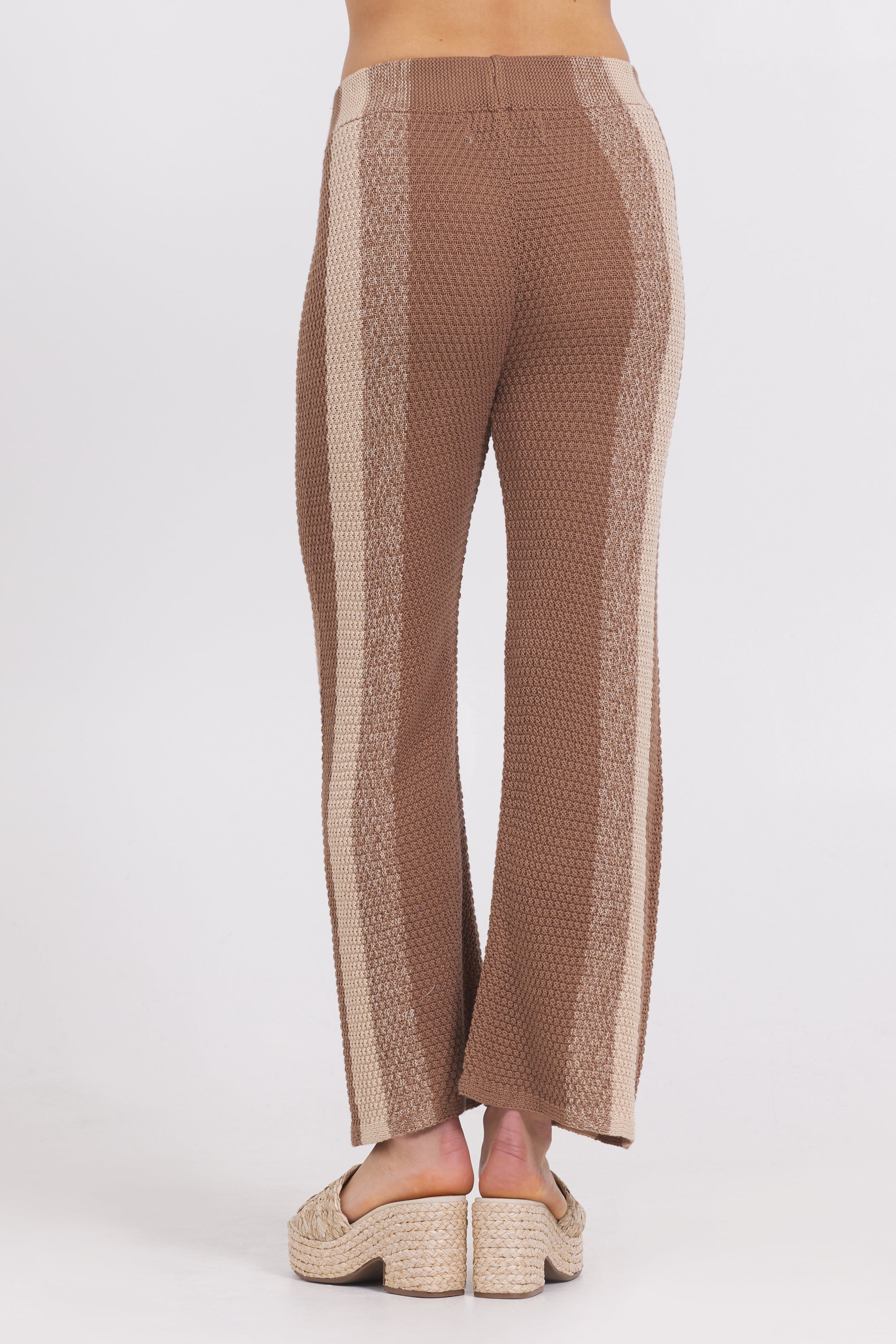Striped Sweater Pants | Vintage Havana Mocha Latte Stripe