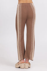 Striped Sweater Pants | Vintage Havana Mocha Latte Stripe