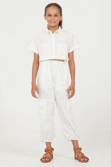 Oyster Parachute Pants | Vintage Havana