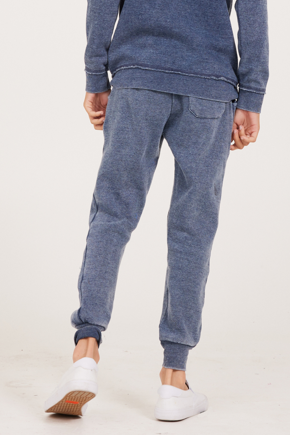 Unisex Cuff Bottom Sweatpants | Vintage Havana Deep Navy