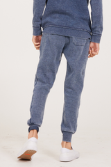 Unisex Cuff Bottom Sweatpants | Vintage Havana Deep Navy