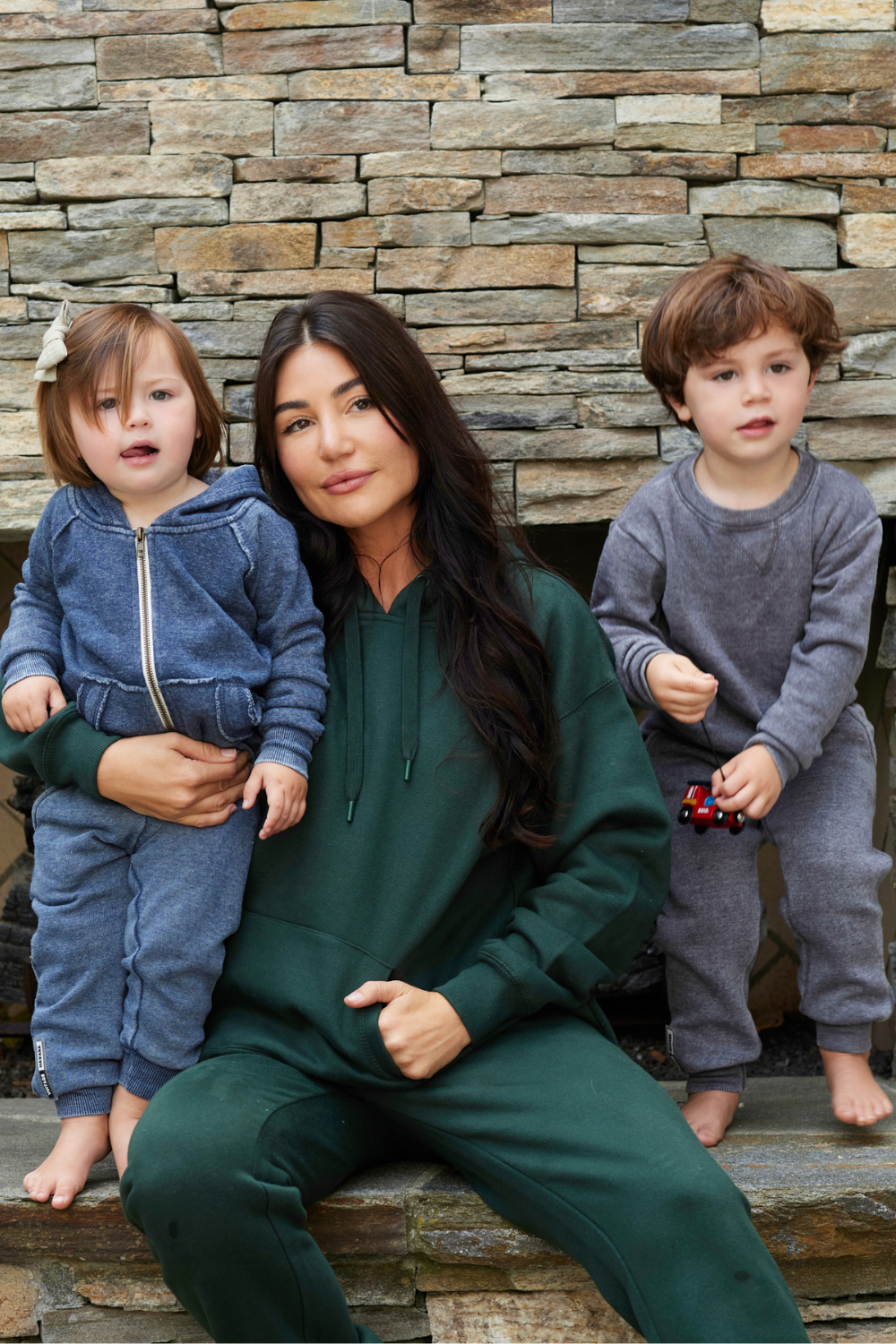 Unisex Cuff Bottom Sweatpants | Vintage Havana Deep Navy