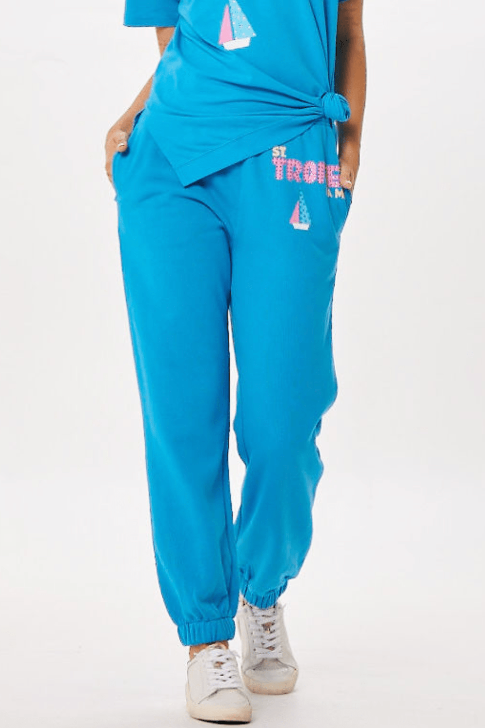 Bright Blue St. Tropez Jet Setter Surf Wash Jogger | Vintage Havana Bright Blue