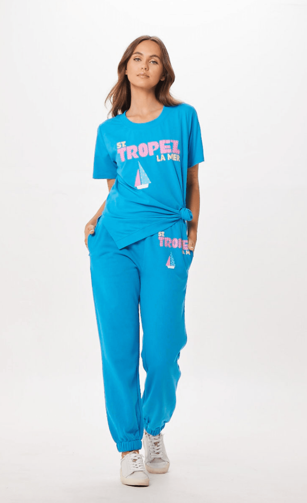 Bright Blue St. Tropez Jet Setter Surf Wash Jogger | Vintage Havana Bright Blue