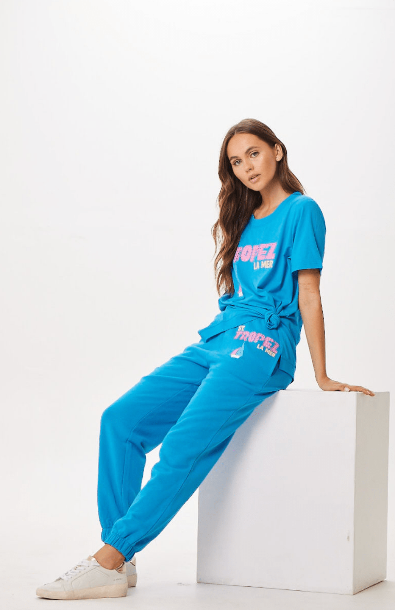 Bright Blue St. Tropez Jet Setter Surf Wash Jogger | Vintage Havana Bright Blue