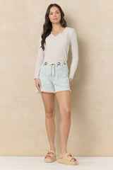 Pigment Dye Long Sleeve | Vintage Havana Blue Jean