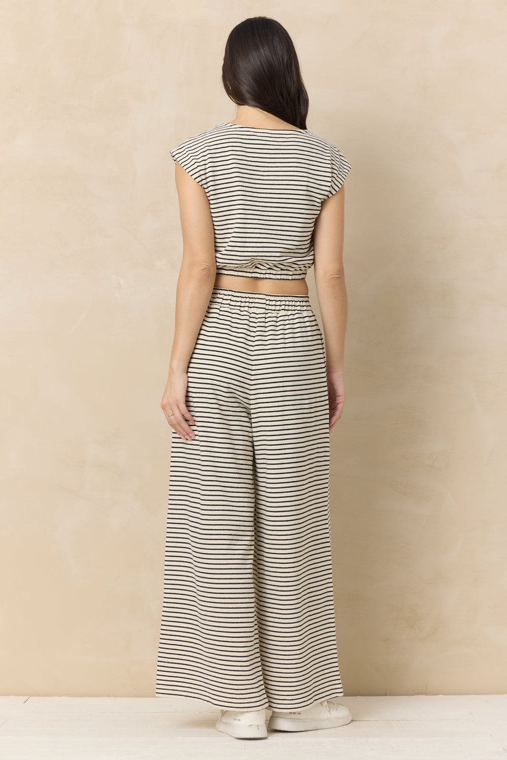 Striped French Terry Cloth Top | Vintage Havana