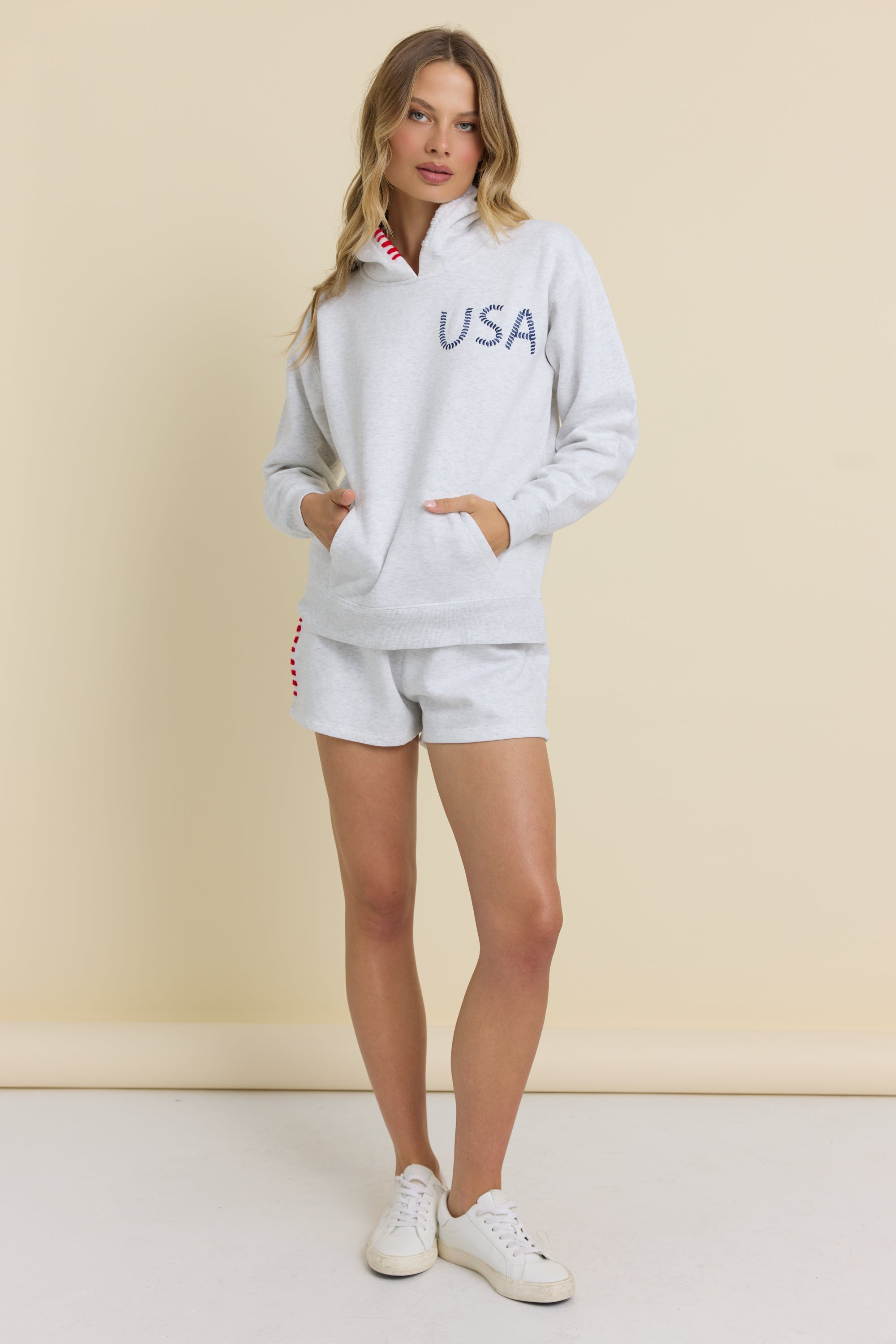 Embroidered Surf Wash Shorts | Vintage Havana