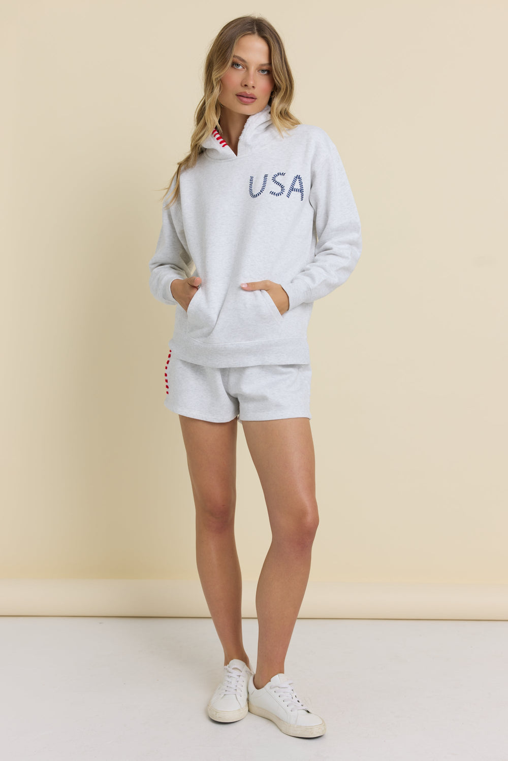 Embroidered Surf Wash Shorts | Vintage Havana