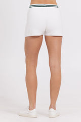 Varsity Knit Shorts | Vintage Havana Ivory w/ Hunter Green