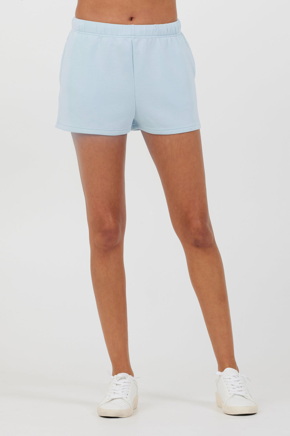 Sailboat Blue Cloud Fleece Shorts | Vintage Havana Sailboat Blue