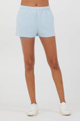 Sailboat Blue Cloud Fleece Shorts | Vintage Havana Sailboat Blue