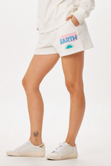 White St. Barth Jet Setter Surf Wash Shorts | Vintage Havana White