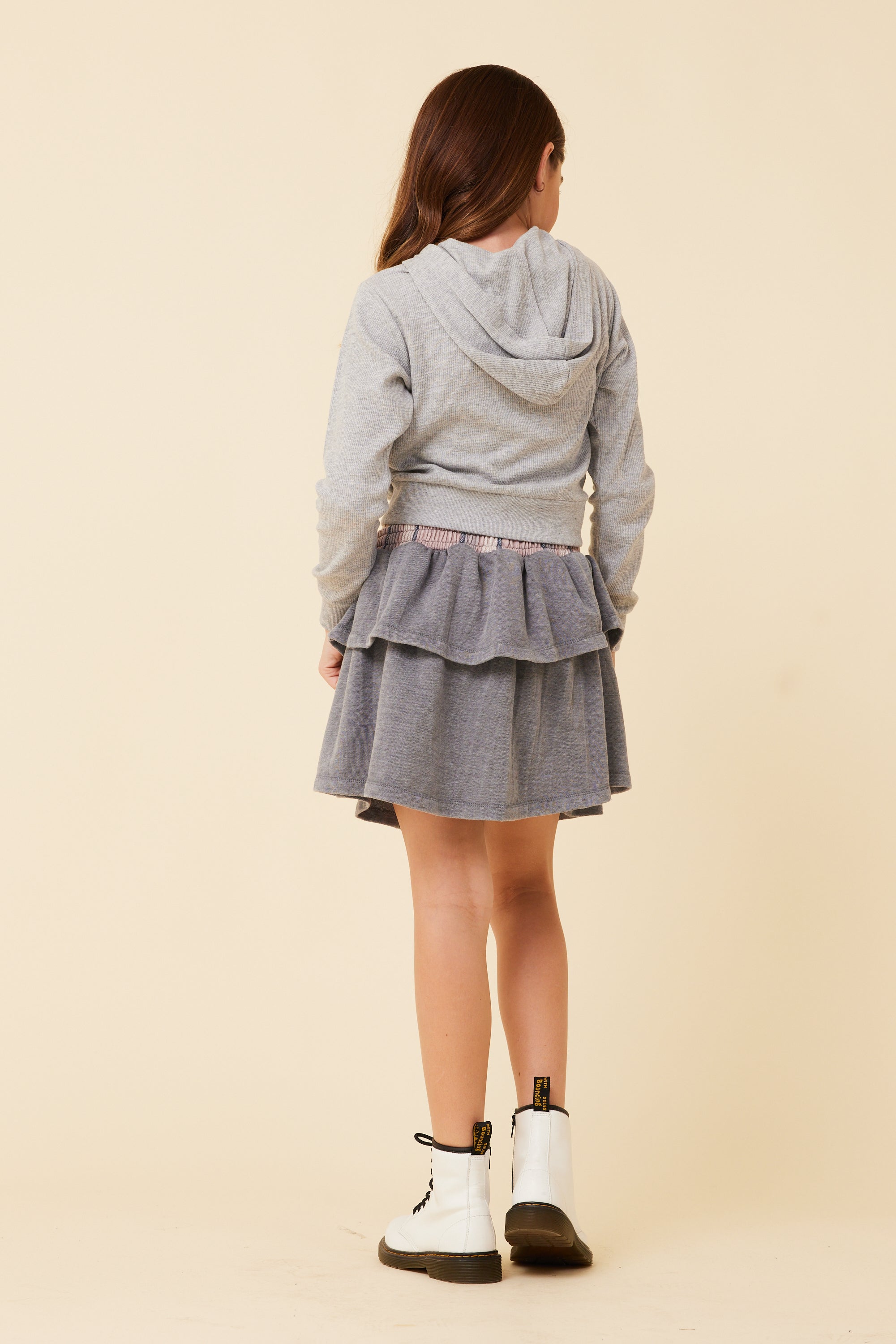 Plaid Waistband Layered Skirt | Vintage Havana TITAN