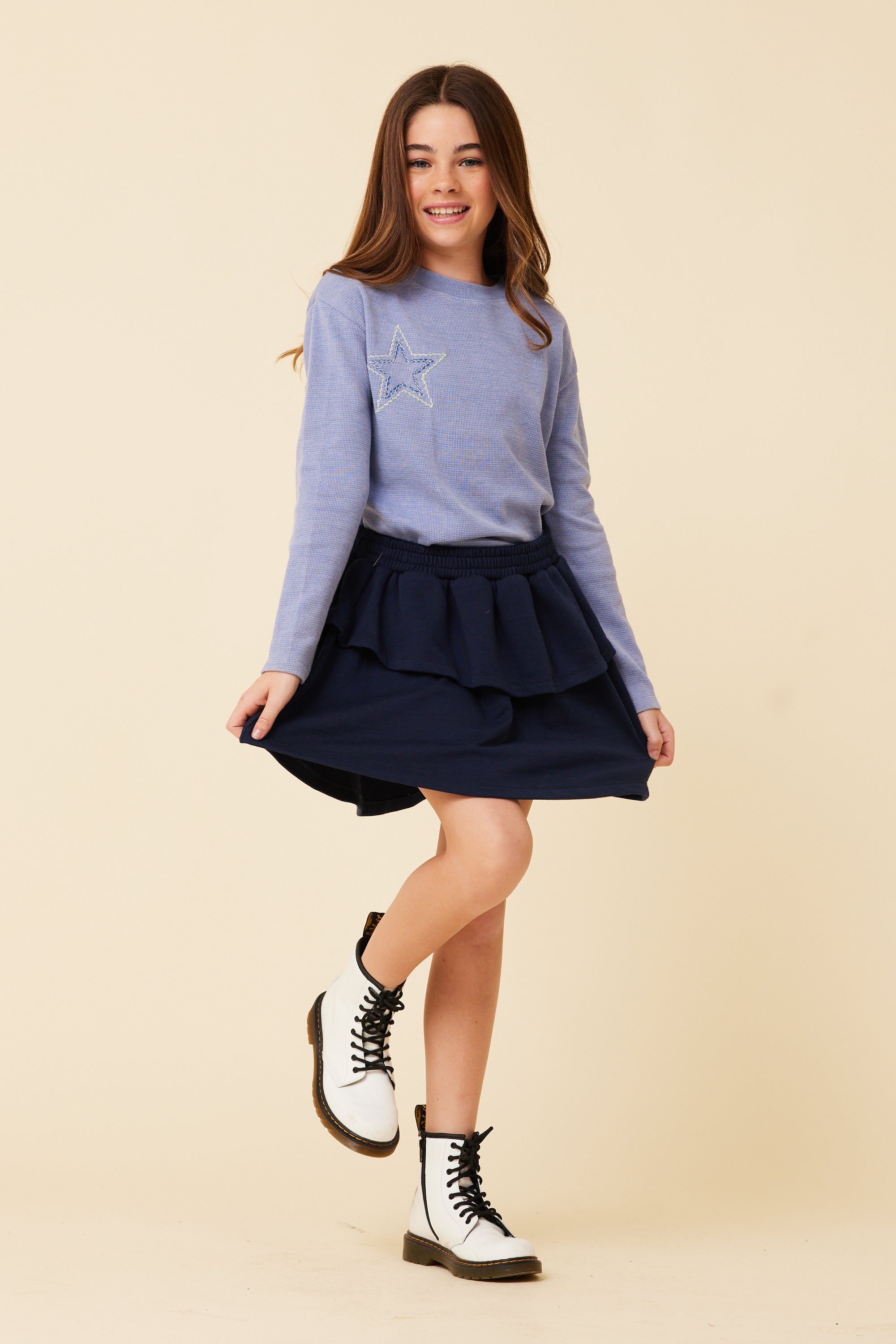 Layered Skirt | Vintage Havana NAVY
