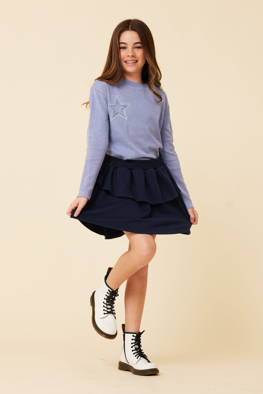 Layered Skirt | Vintage Havana NAVY