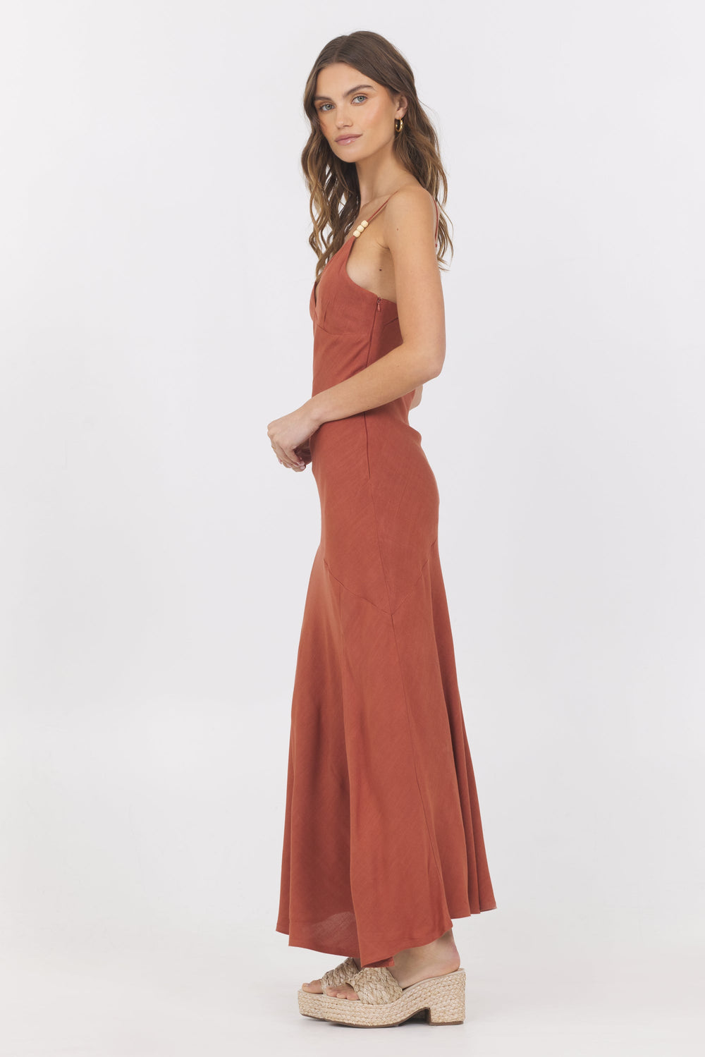 Linen Maxi Dress | Vintage Havana Amber