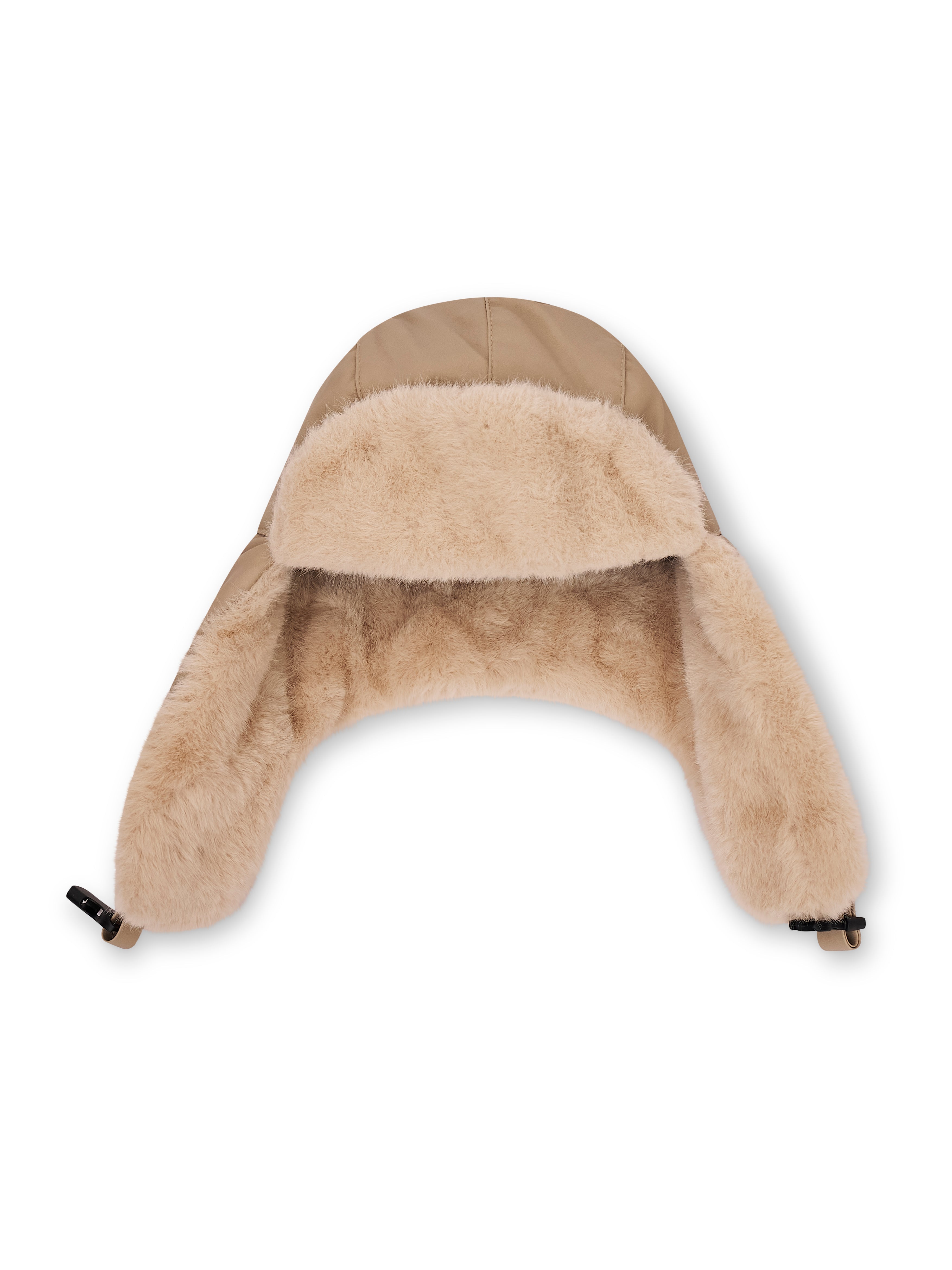 FUR TRAPPER HAT - CREAM | Vintage Havana Cream