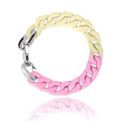DOUBLE DIP BRACELET PINK/LEMON | Vintage Havana