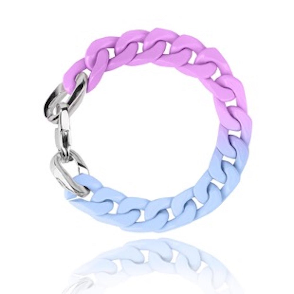 DOUBLE DIP BRACELET SKY BLUE/ PURPLE | Vintage Havana
