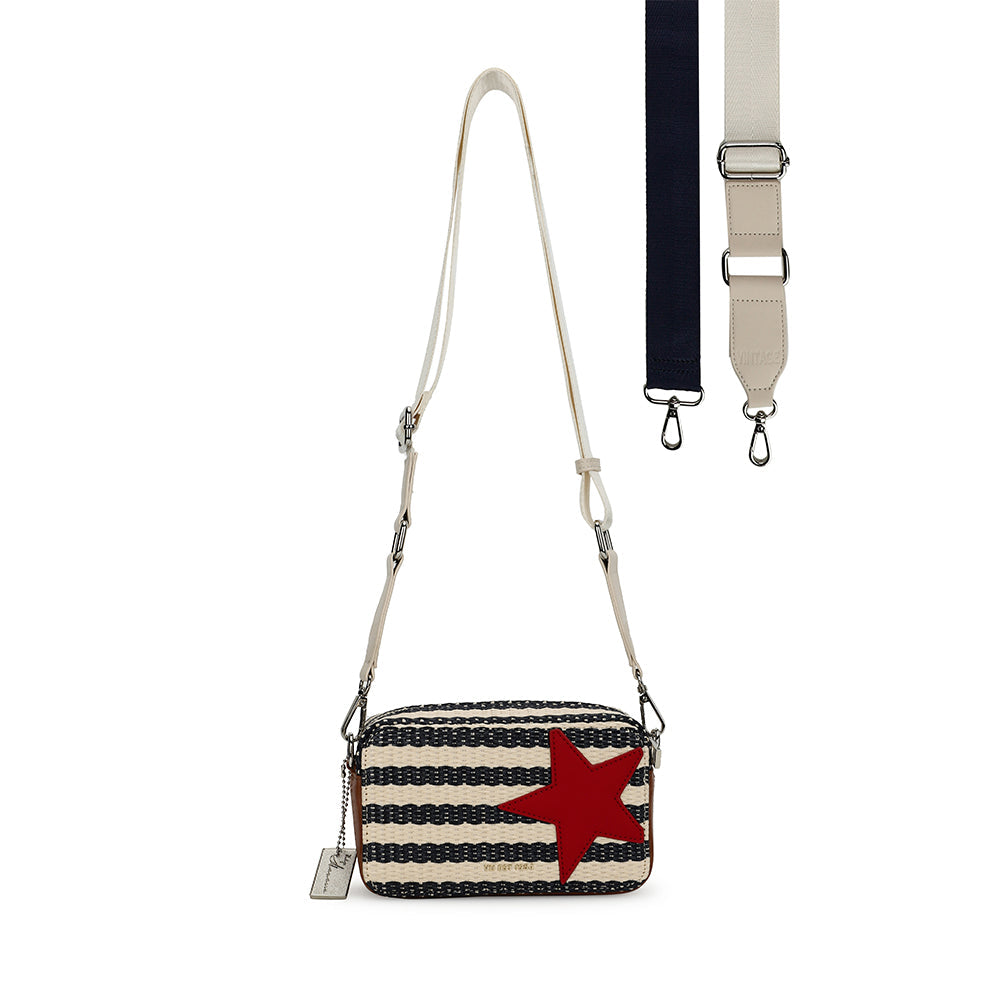 MINI MEME - BLUE RAFIA | Vintage Havana BLUE RAFIA