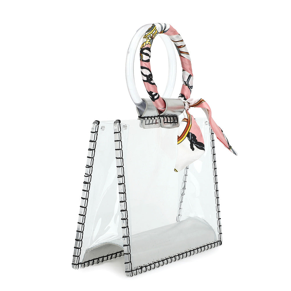 MINI MOLLY - SCARF WHITE PEARL | Vintage Havana SCARF WHITE PEARL
