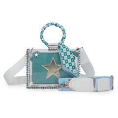 MINI MOLLY - SCARF TURQUOISE | Vintage Havana SCARF TURQUOISE