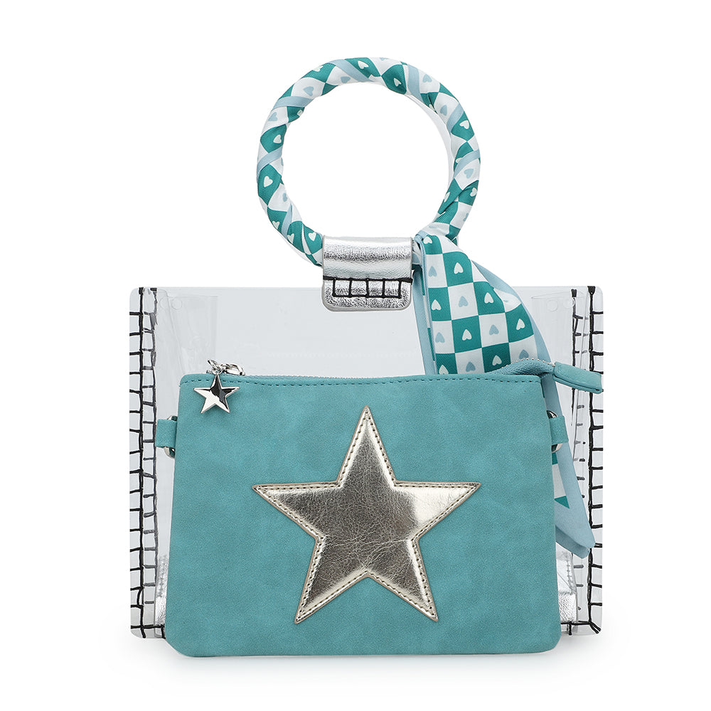 MINI MOLLY - SCARF TURQUOISE | Vintage Havana SCARF TURQUOISE