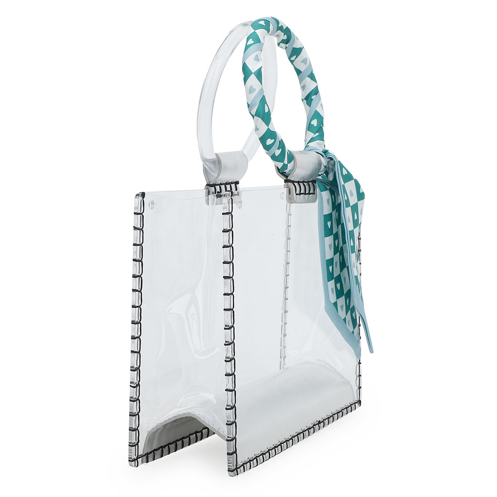 MINI MOLLY - SCARF TURQUOISE | Vintage Havana SCARF TURQUOISE