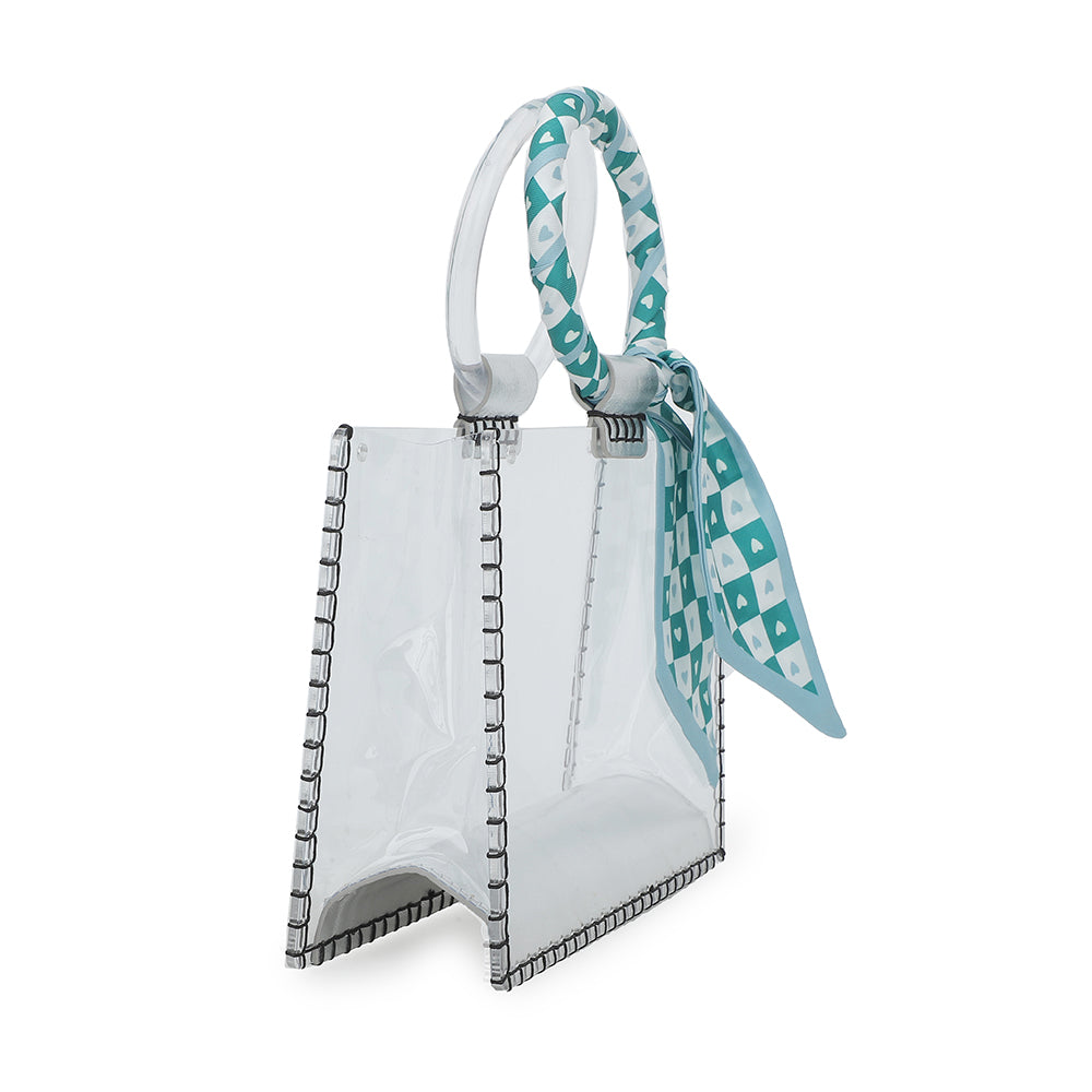 MINI MOLLY - SCARF WHITE GREEN | Vintage Havana SCARF WHITE GREEN