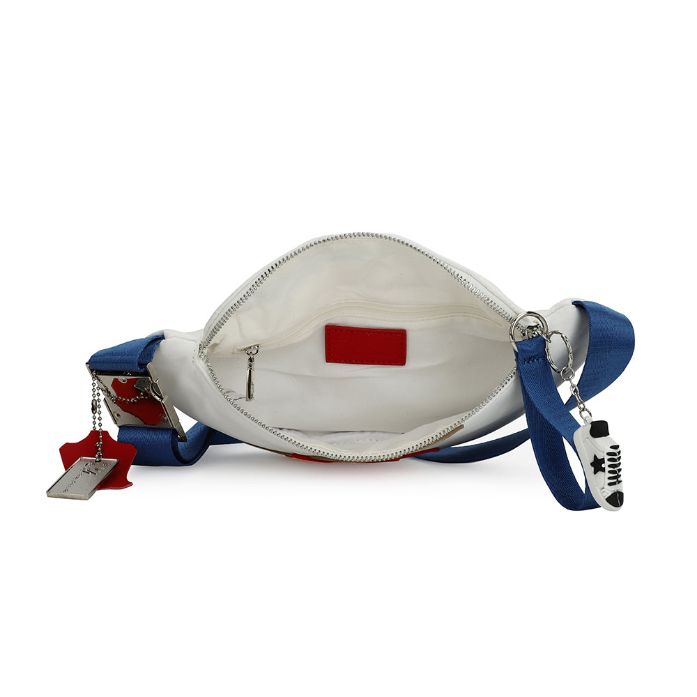 SARAH 5 BAG - RED/BLUE | Vintage Havana RED/BLUE