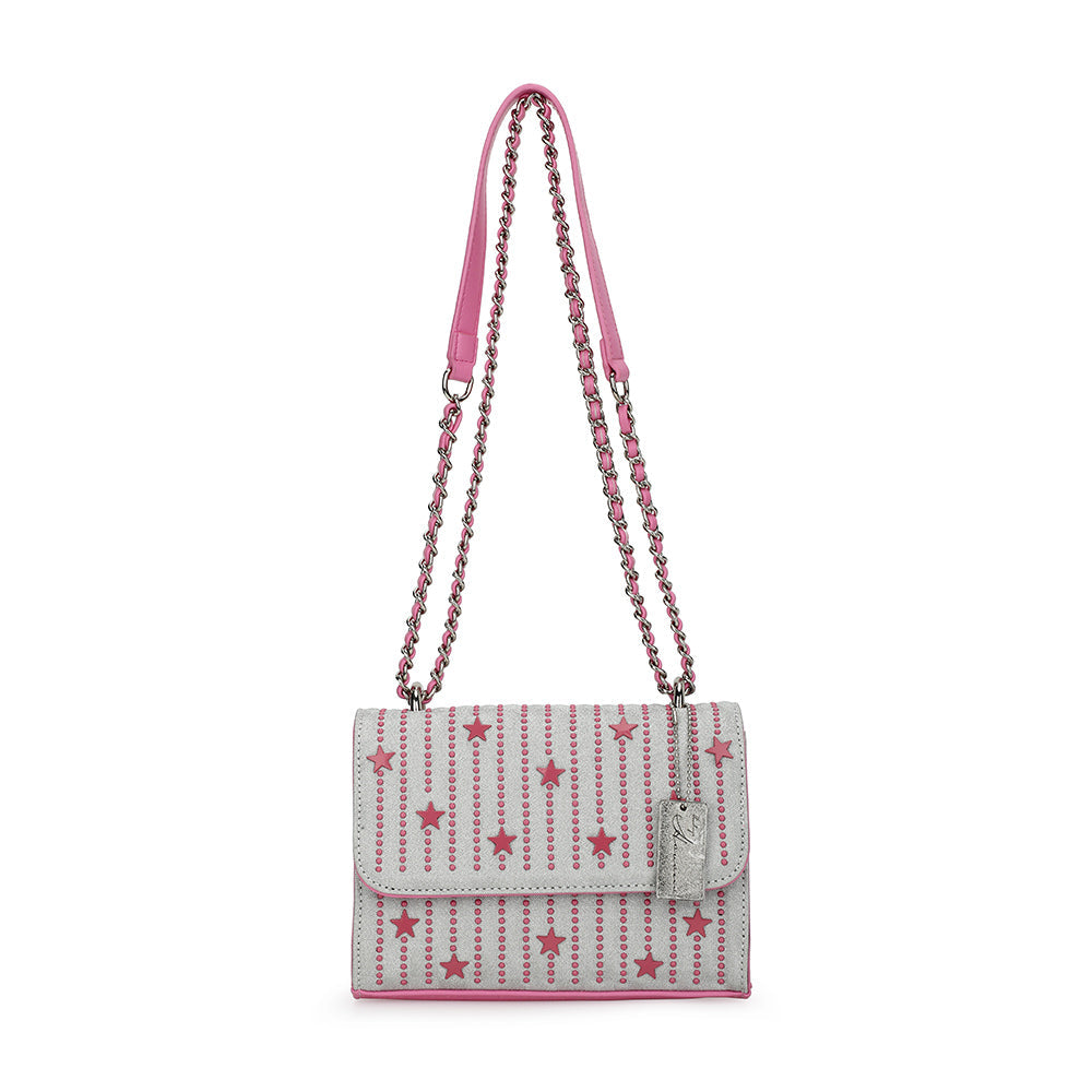OLIVIA BAG-WHITE PINK | Vintage Havana WHITE PINK