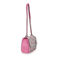 OLIVIA BAG-WHITE PINK | Vintage Havana WHITE PINK