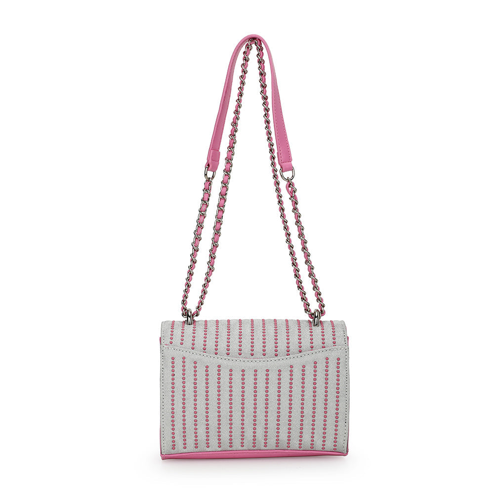 OLIVIA BAG-WHITE PINK | Vintage Havana WHITE PINK