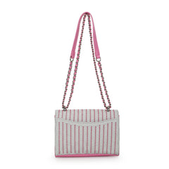 OLIVIA BAG-WHITE PINK | Vintage Havana WHITE PINK