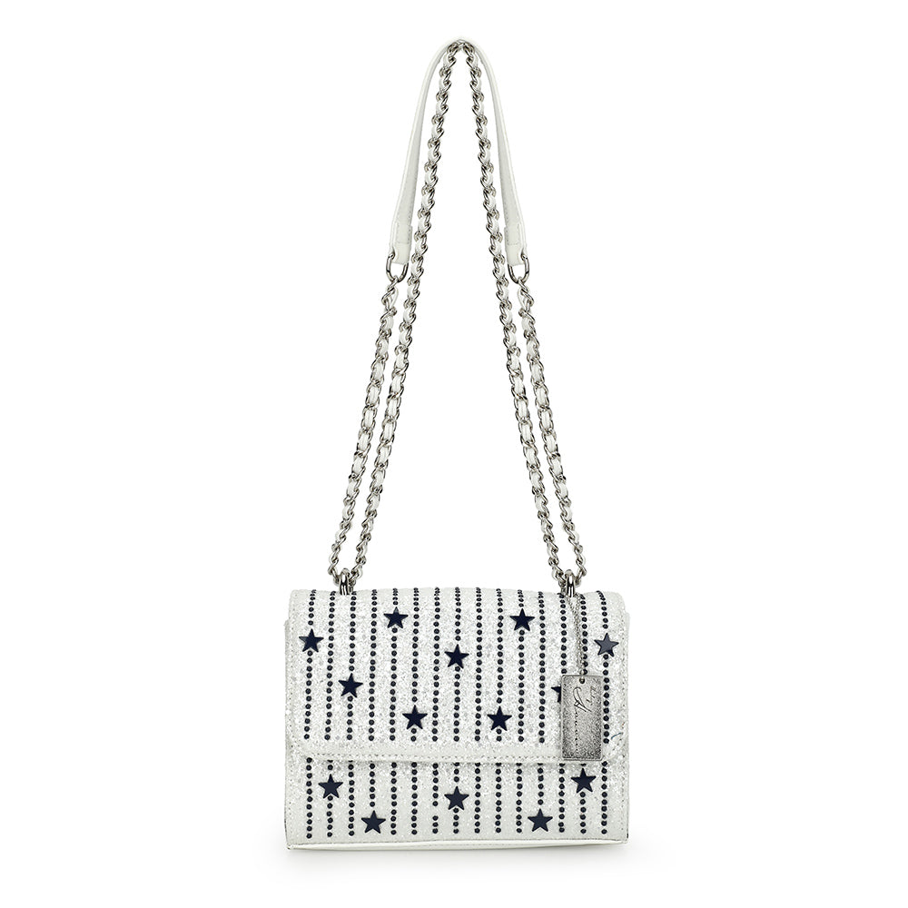 OLIVIA BAG- WHITE/ BLUE | Vintage Havana WHITE/ BLUE