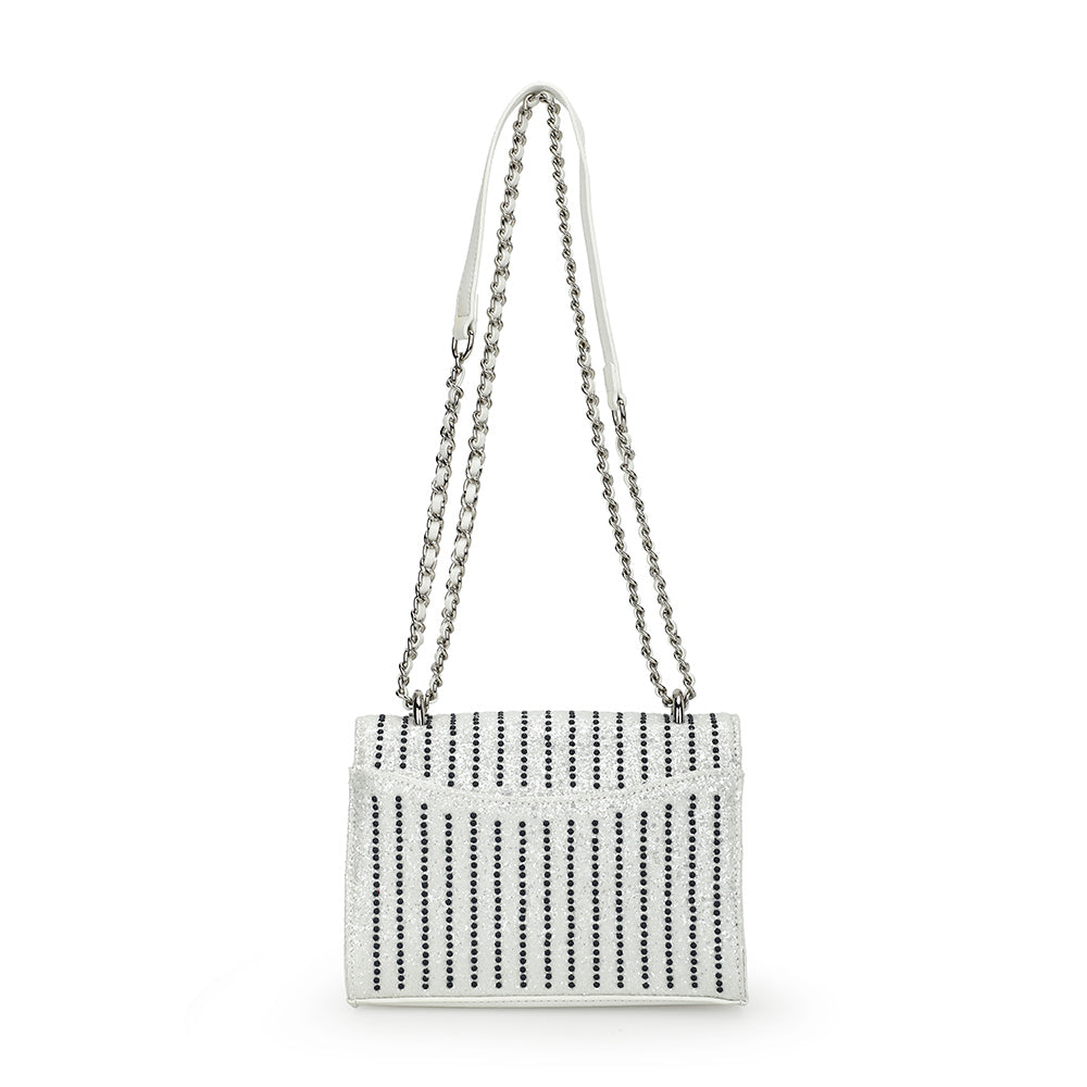 OLIVIA BAG- WHITE/ BLUE | Vintage Havana WHITE/ BLUE