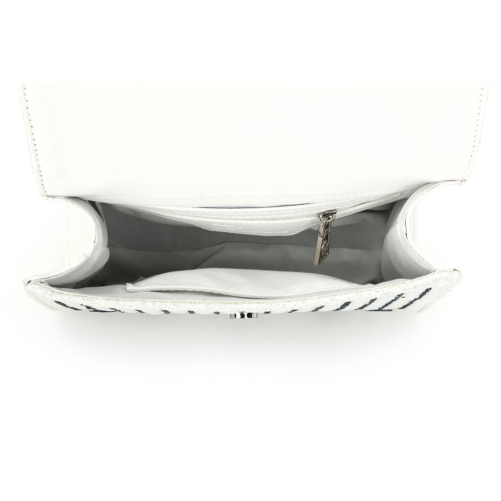 OLIVIA BAG- WHITE/ BLUE | Vintage Havana WHITE/ BLUE