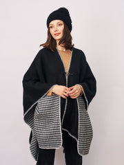 WHIPSTITCH RUANA - BLACK/IVORY | Vintage Havana Black/Ivory