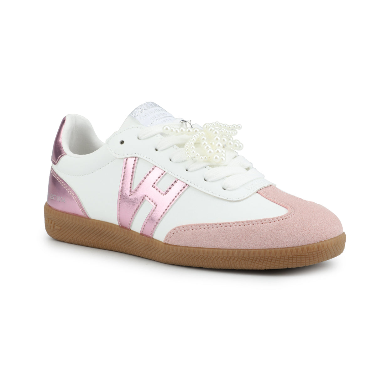 NADIA - WHITE METALLIC PINK | Vintage Havana WHITE METALLIC PINK