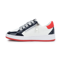 KIDS ARIELLA - WHITE/ PATENT/ NAVY/ RED | Vintage Havana WHITE/ PTTND/ NAVY/ RED
