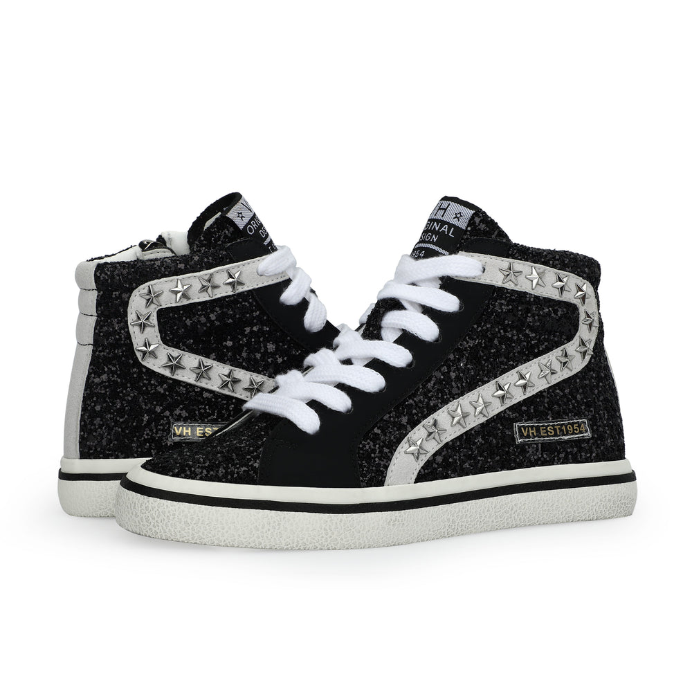 KIDS RITA - BLACK GLITTER MIX | Vintage Havana BLACK GLITTER MIX