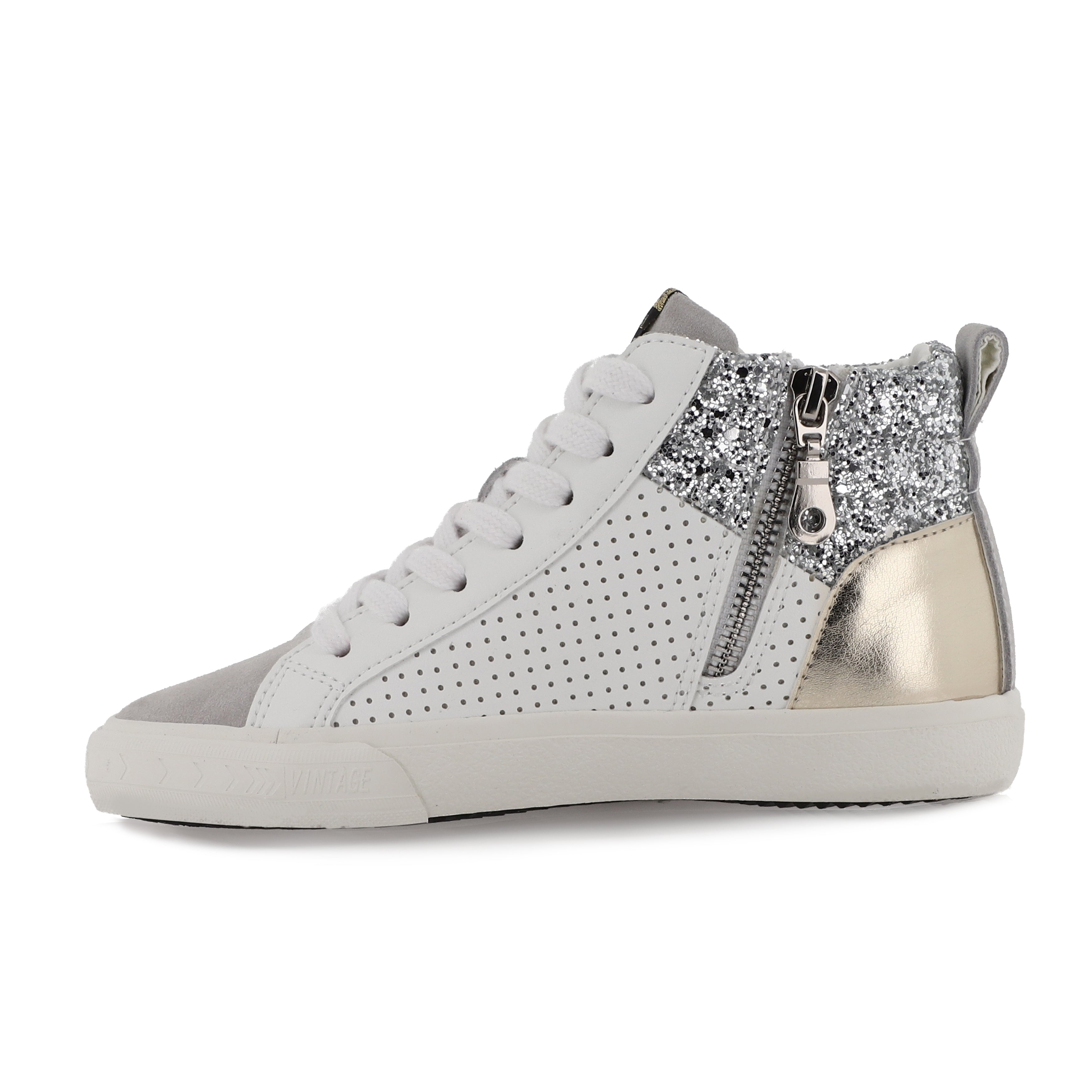KIDS DEDE - WHITE SILVER GOLD | Vintage Havana WHITE SILVER GOLD